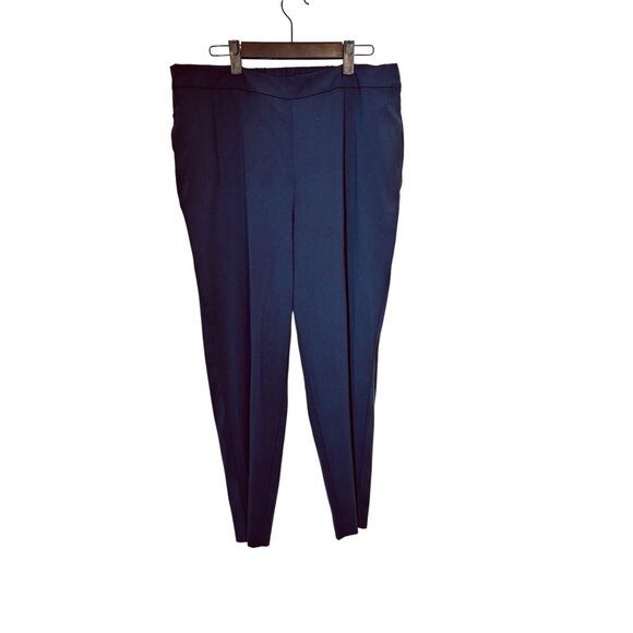 Banana Republic Pants - NWT Banana Republic Size 14 Womens Pull-On Pants Navy Blue Rayon Blend
